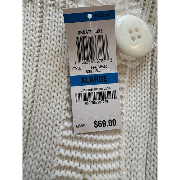 JM Collection Sweater Cardigan XL - Picture 8 of 8